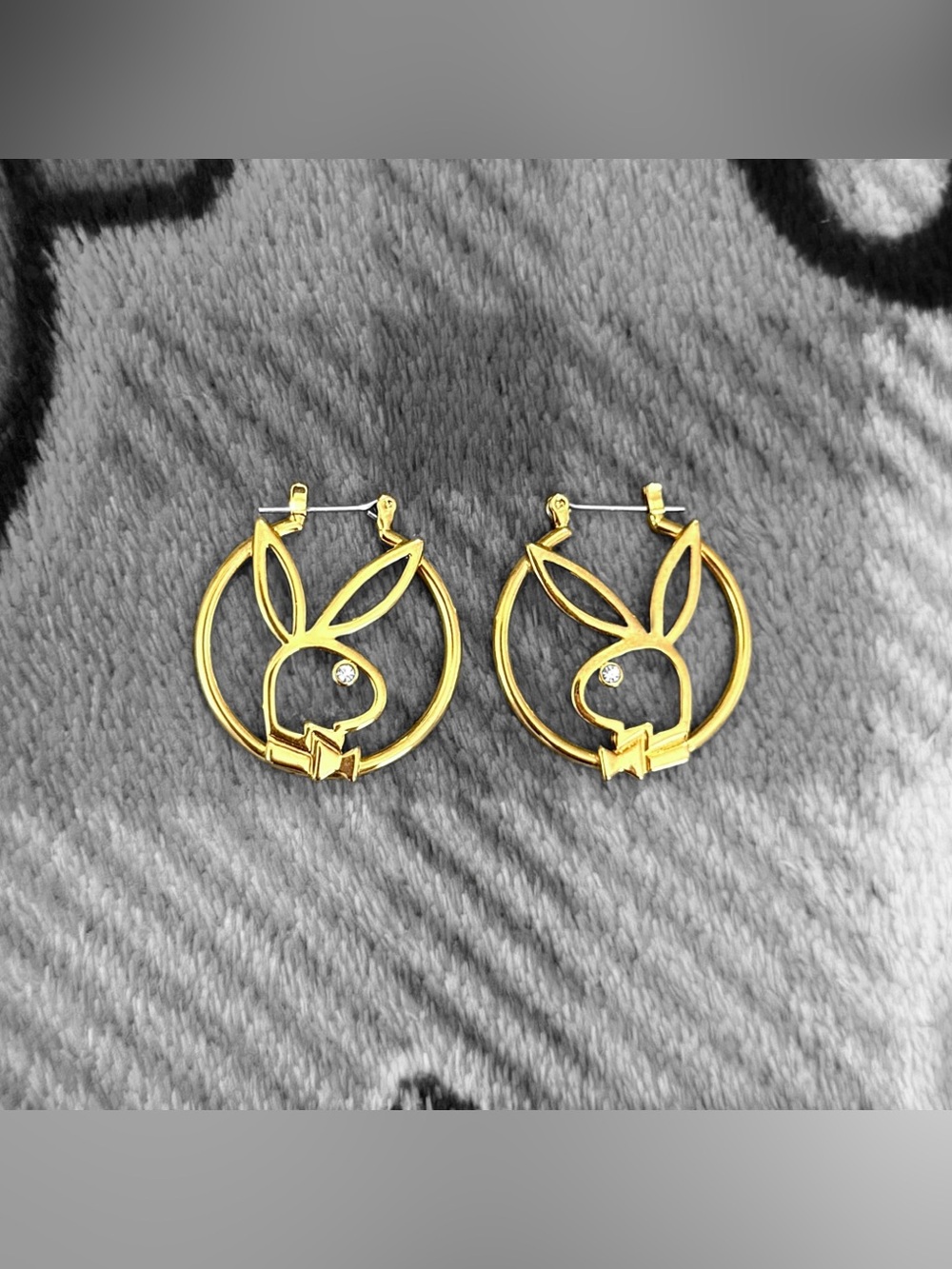 Playboy Hoop Earrings